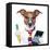 Secretary Dog-Javier Brosch-Framed Premier Image Canvas