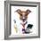 Secretary Dog-Javier Brosch-Framed Photographic Print