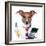 Secretary Dog-Javier Brosch-Framed Photographic Print