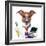 Secretary Dog-Javier Brosch-Framed Photographic Print