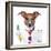 Secretary Dog-Javier Brosch-Framed Photographic Print