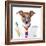 Secretary Dog-Javier Brosch-Framed Photographic Print