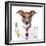 Secretary Dog-Javier Brosch-Framed Photographic Print