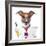 Secretary Dog-Javier Brosch-Framed Photographic Print