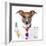 Secretary Dog-Javier Brosch-Framed Photographic Print