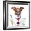 Secretary Dog-Javier Brosch-Framed Photographic Print