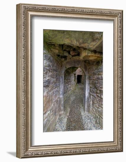 Secretive passageways, wind all through massive Moyne Abbey, County Mayo, Ireland.-Betty Sederquist-Framed Photographic Print