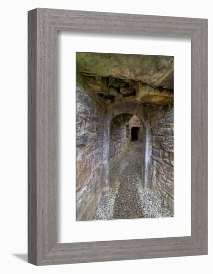 Secretive passageways, wind all through massive Moyne Abbey, County Mayo, Ireland.-Betty Sederquist-Framed Photographic Print