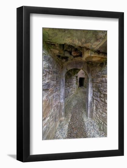 Secretive passageways, wind all through massive Moyne Abbey, County Mayo, Ireland.-Betty Sederquist-Framed Photographic Print