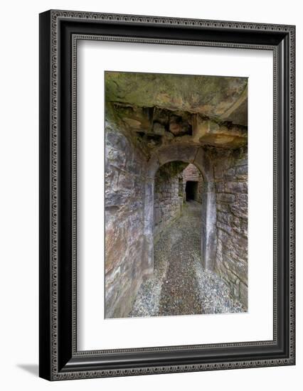 Secretive passageways, wind all through massive Moyne Abbey, County Mayo, Ireland.-Betty Sederquist-Framed Photographic Print