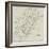 Section of a Map of South Africa-null-Framed Giclee Print