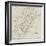 Section of a Map of South Africa-null-Framed Giclee Print