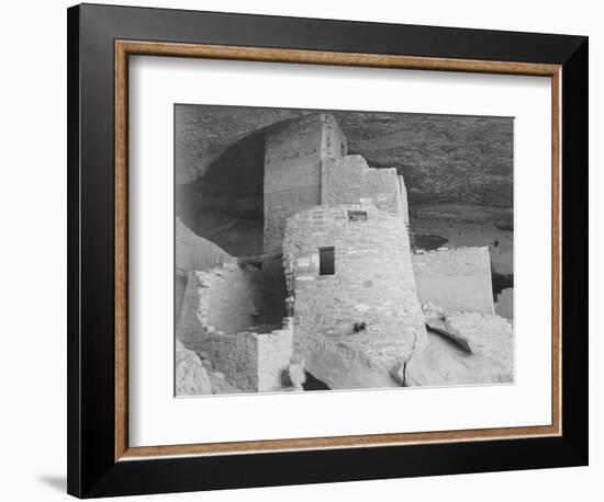 Section Of House "Cliff Palace Mesa Verde National Park" Colorado 1941. 1941-Ansel Adams-Framed Premium Giclee Print