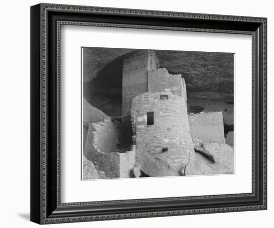 Section Of House "Cliff Palace Mesa Verde National Park" Colorado 1941. 1941-Ansel Adams-Framed Premium Giclee Print