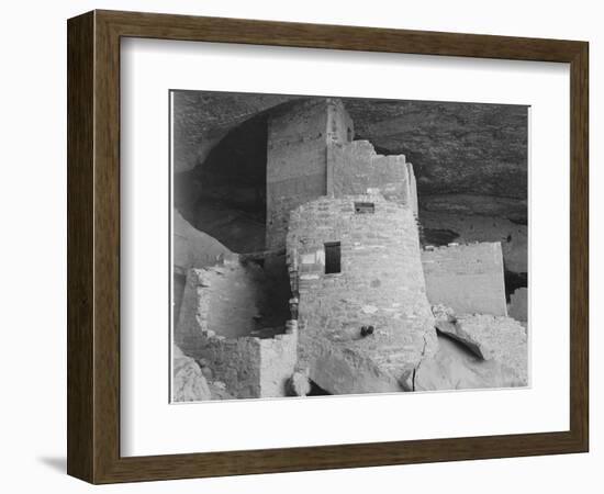 Section Of House "Cliff Palace Mesa Verde National Park" Colorado 1941. 1941-Ansel Adams-Framed Art Print