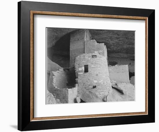 Section Of House "Cliff Palace Mesa Verde National Park" Colorado 1941. 1941-Ansel Adams-Framed Art Print