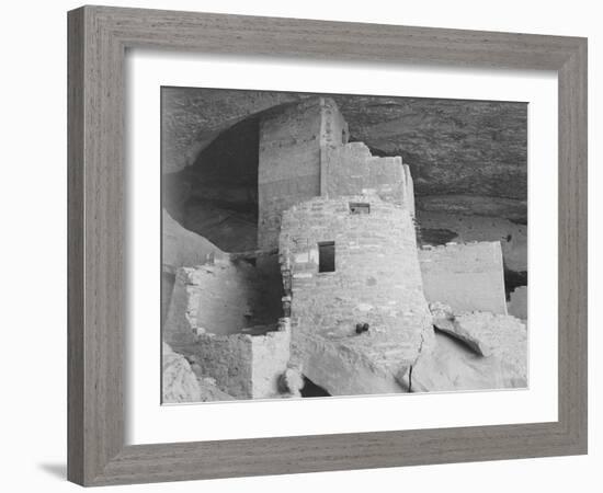 Section Of House "Cliff Palace Mesa Verde National Park" Colorado 1941. 1941-Ansel Adams-Framed Art Print