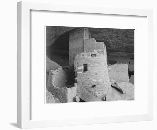 Section Of House "Cliff Palace Mesa Verde National Park" Colorado 1941. 1941-Ansel Adams-Framed Art Print