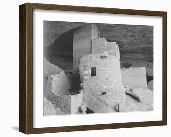 Section Of House "Cliff Palace Mesa Verde National Park" Colorado 1941. 1941-Ansel Adams-Framed Art Print