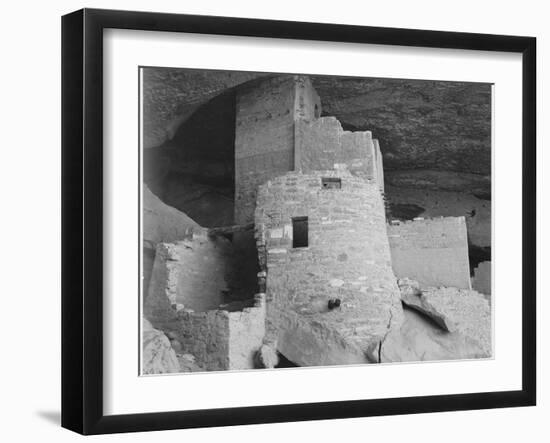 Section Of House "Cliff Palace Mesa Verde National Park" Colorado 1941. 1941-Ansel Adams-Framed Art Print