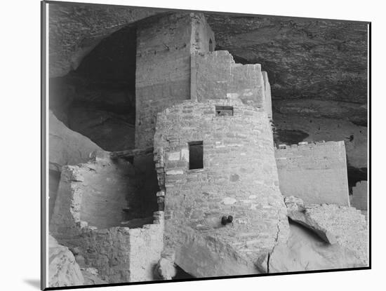 Section Of House "Cliff Palace Mesa Verde National Park" Colorado 1941. 1941-Ansel Adams-Mounted Art Print