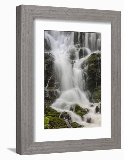 Section of Mingo Falls, Great Smoky Mountains National Park, Tennessee-Adam Jones-Framed Photographic Print