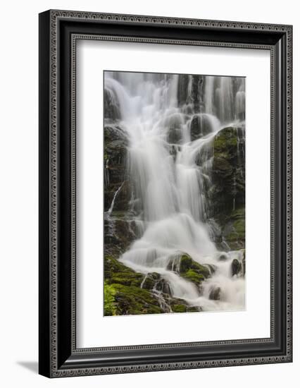 Section of Mingo Falls, Great Smoky Mountains National Park, Tennessee-Adam Jones-Framed Photographic Print