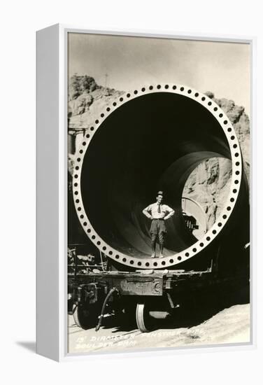 Section of Pipe, Boulder Dam, Nevada-null-Framed Stretched Canvas