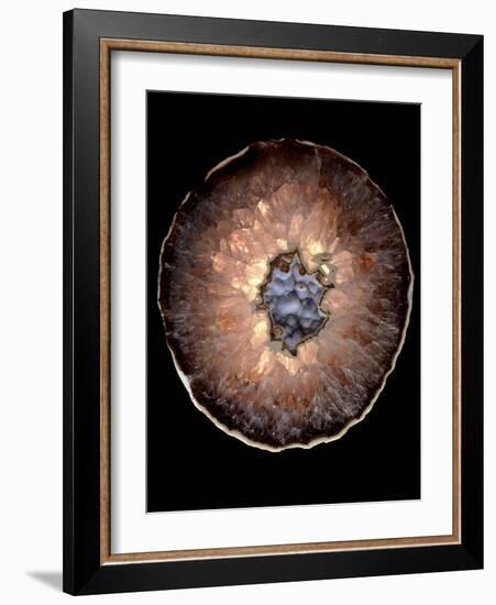 Section of Quartz Crystal Geode-Kaj Svensson-Framed Photographic Print