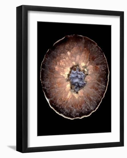 Section of Quartz Crystal Geode-Kaj Svensson-Framed Photographic Print