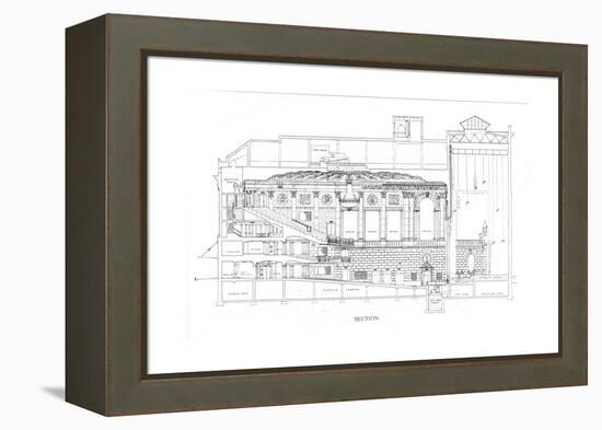 Section, the Eastman Theatre, Rochester, New York, 1925-null-Framed Premier Image Canvas