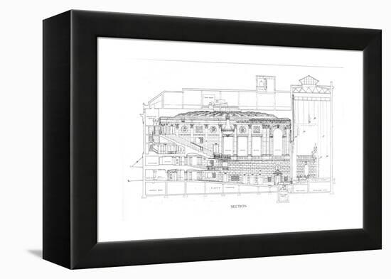 Section, the Eastman Theatre, Rochester, New York, 1925-null-Framed Premier Image Canvas