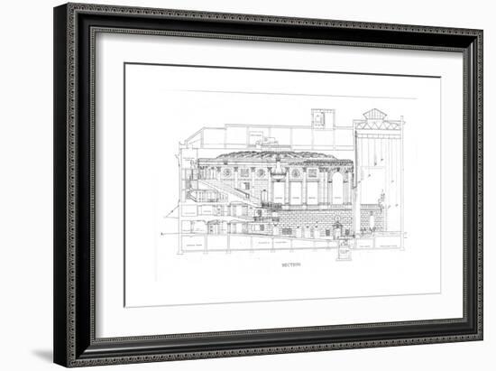 Section, the Eastman Theatre, Rochester, New York, 1925-null-Framed Giclee Print