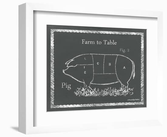 Sectioned Pig-Gwendolyn Babbitt-Framed Premium Giclee Print