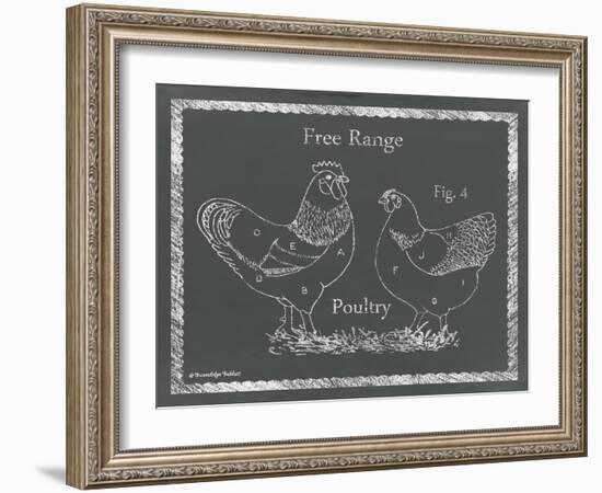 Sectioned Poultry-Gwendolyn Babbitt-Framed Art Print