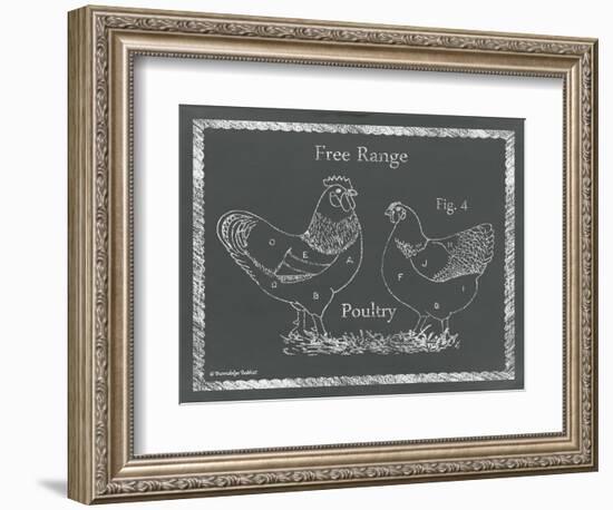 Sectioned Poultry-Gwendolyn Babbitt-Framed Art Print