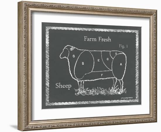 Sectioned Sheep-Gwendolyn Babbitt-Framed Art Print