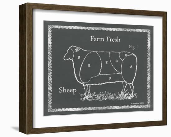 Sectioned Sheep-Gwendolyn Babbitt-Framed Art Print