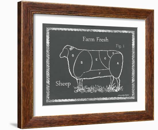 Sectioned Sheep-Gwendolyn Babbitt-Framed Art Print