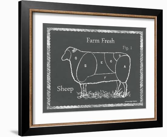 Sectioned Sheep-Gwendolyn Babbitt-Framed Art Print