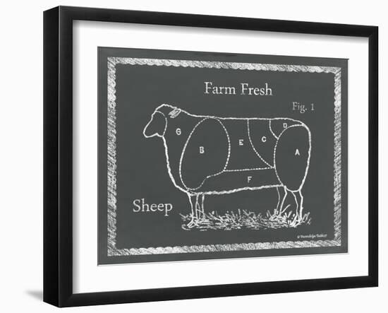 Sectioned Sheep-Gwendolyn Babbitt-Framed Art Print