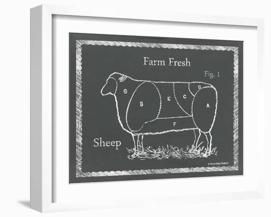 Sectioned Sheep-Gwendolyn Babbitt-Framed Art Print