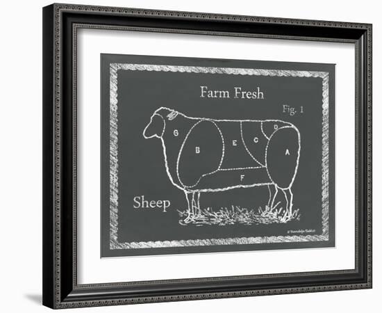 Sectioned Sheep-Gwendolyn Babbitt-Framed Art Print