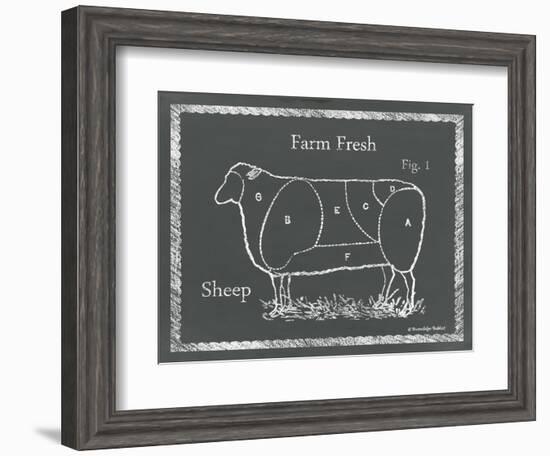 Sectioned Sheep-Gwendolyn Babbitt-Framed Art Print