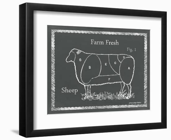 Sectioned Sheep-Gwendolyn Babbitt-Framed Art Print