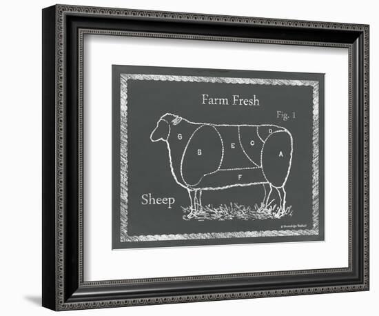 Sectioned Sheep-Gwendolyn Babbitt-Framed Art Print