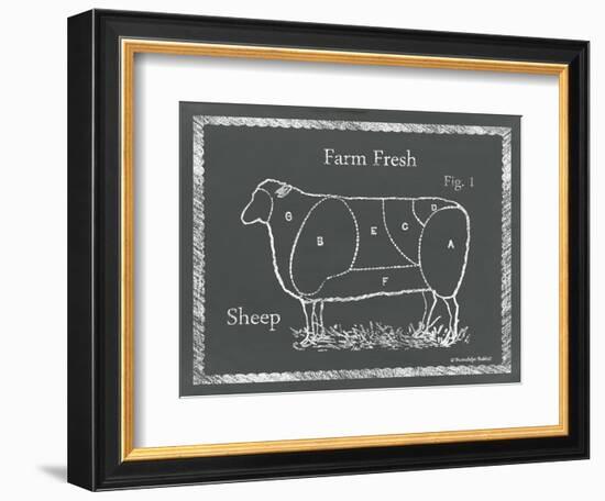 Sectioned Sheep-Gwendolyn Babbitt-Framed Art Print