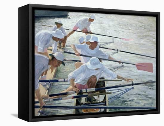 Securing Oars, Henley-Timothy Easton-Framed Premier Image Canvas