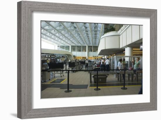 Security Area At Orlando Airport Florida-Mark Williamson-Framed Photographic Print