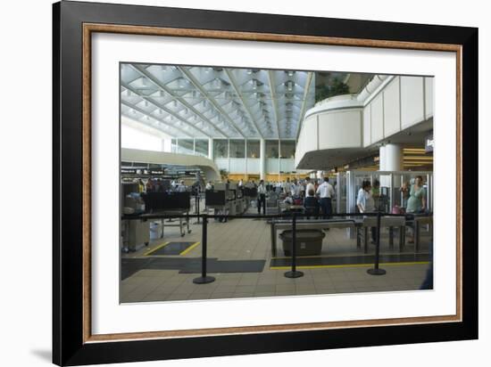 Security Area At Orlando Airport Florida-Mark Williamson-Framed Photographic Print